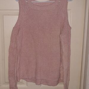 Hollister cold shoulder sweater 5/$25